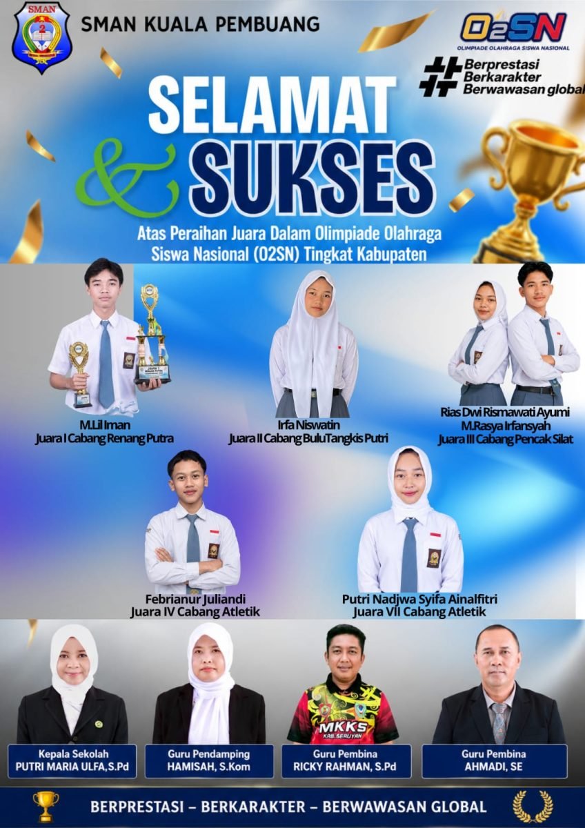 Siswa SMAN Kuala Pembuang Raih Prestasi Gemilang pada O2SN Tingkat Kabupaten 2026