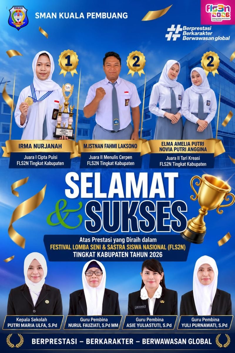Prestasi Membanggakan SMAN Kuala Pembuang pada FLS3N Tingkat Kabupaten Tahun 2026