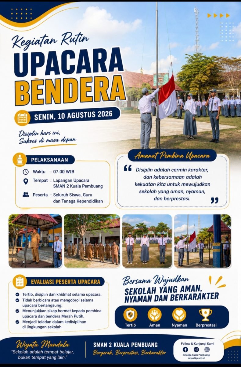 Kegiatan Rutin Upacara Bendera