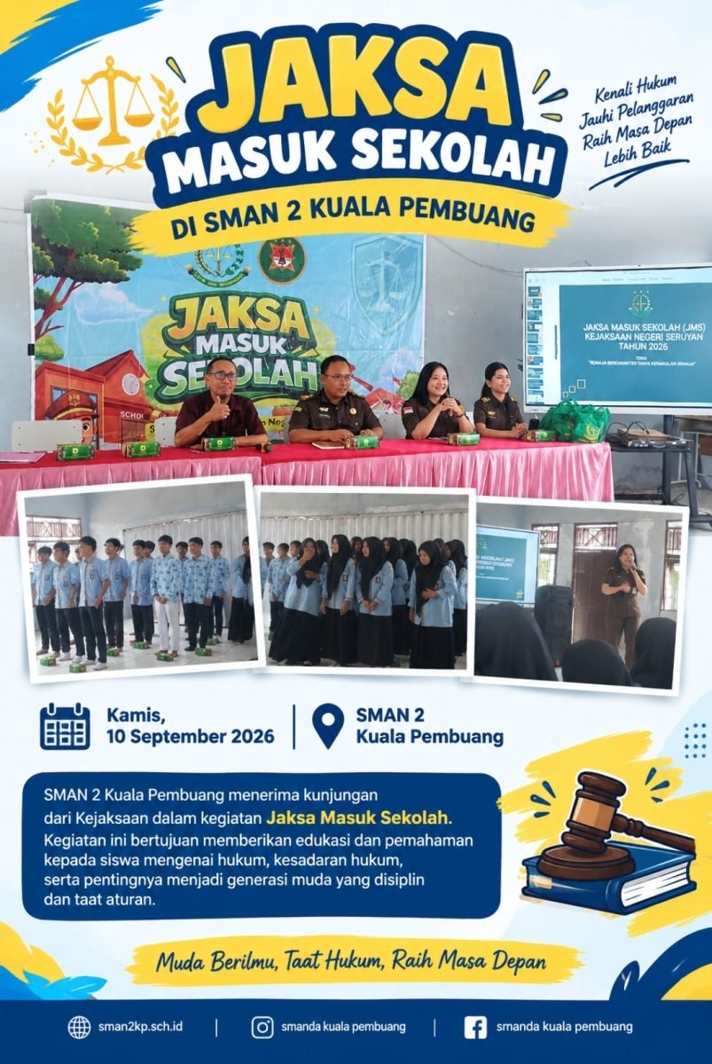 JAKSA MASUK SEKOLAH DI SMAN 2 KUALA PEMBUANG