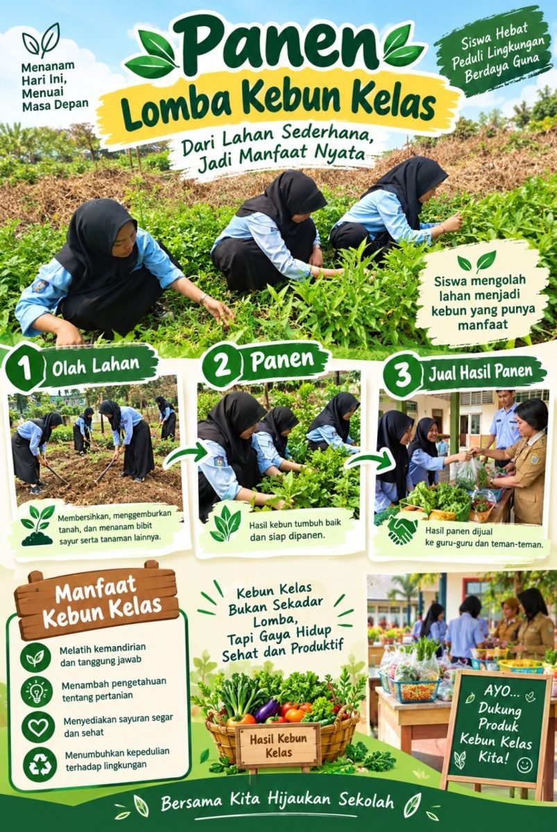 🌱 PANEN KEBUN KELAS SMAN 2 KUALA PEMBUANG: BELAJAR BERWIRAUSAHA MELALUI PEMANFAATAN LAHAN SEKOLAH